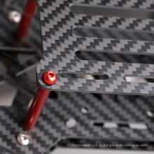 Folha de fibra de carbono para máquina de corte personalizada 5.0x250x400mm